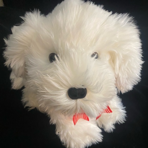 Vintage Maltese Puppy dog stuffed animal plush - Picture 1 of 8